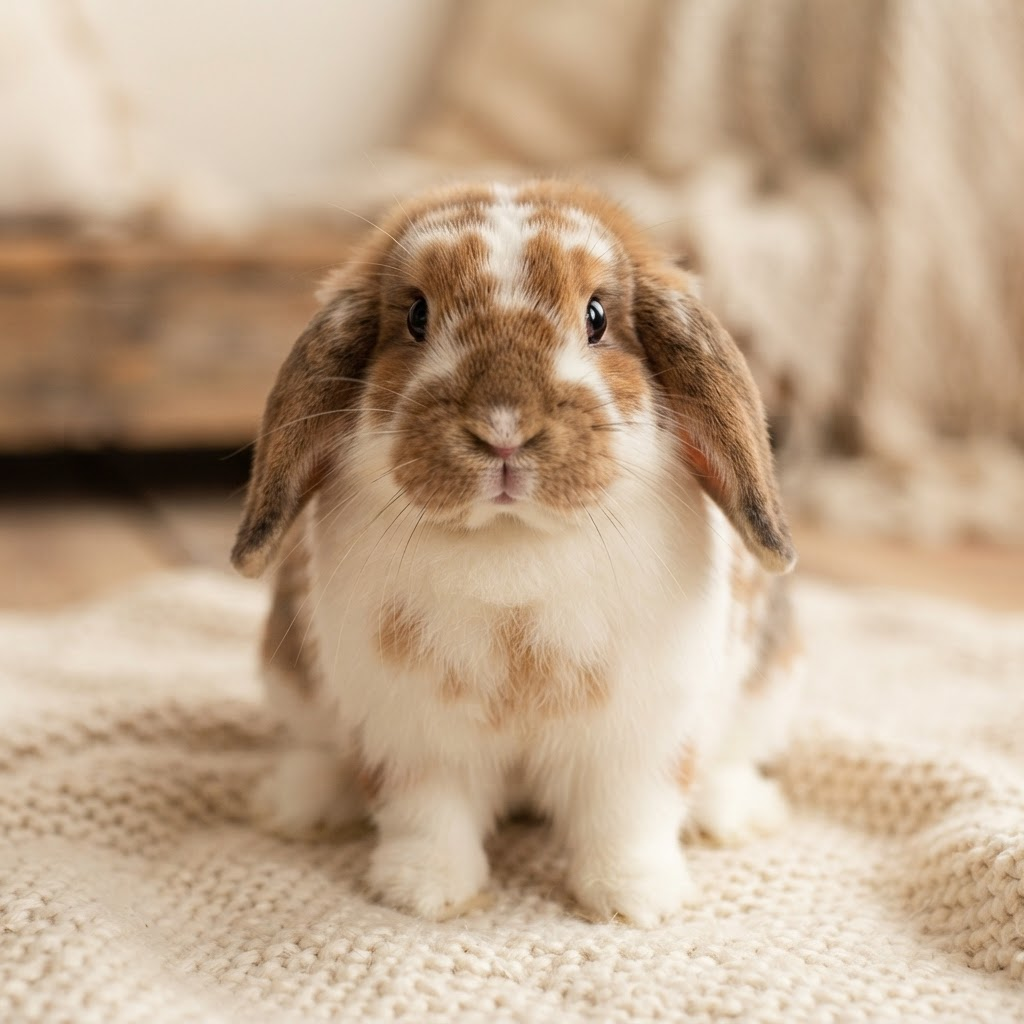 Moo, a Holland Lop Holland Lop buck